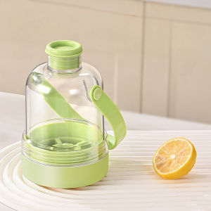 Keranixy Push Release Ice Tray Food Grade Silicone Bottle Water Jug Mold Summer Portable Office Camping Freezer