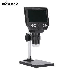 KKmoon G1000 Digital Electron Microscope 4.3 Inch Large Base LCD Display 8MP 1-1000X Continuous Amplification Magnifier