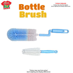 360° Rotating Bottle Cleaning Brush – Long Handle PVC Bottle & Cup Cleaner Soft Bristles Multi-Purpose Cleaning Brush