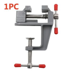 1PCBench Vise Multi-Functional Aluminum Miniature Small Jewelers Hobby Clamp On Table Flat Pliers Tool Vice