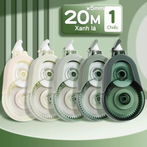 Bút Xóa Băng Xinh Xắn Học Sinh Set 5 Cuộn Băng Keo Xóa Màu Gradient Trong Suốt Sức Chứa Lớn