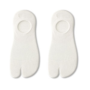 [Free Shipping] Womens Summer Thin Mesh Toe Socks Odor-Resistant Non-Slip Low-Cut Invisible Boat Socks Suitable for Horseshoe Shoes