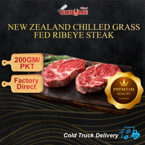 [GURUME] New Zealand Chilled Grassfed Ribeye Steak (200gm/pkt)