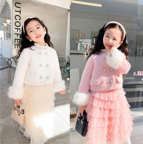 Bộ áo sweater + chân váy xếp ly thời trang Hàn Quốc cho bé gái 2 4 5 6 7 9  8 10 11 12 13 14 15 tuổi - Áo thun - Áo khoác nỉ nữ | ThờiTrangNữ.vn