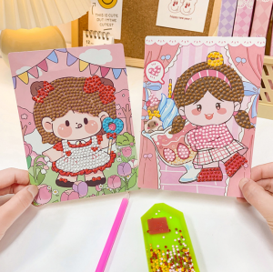 Bộ Tranh Đính Đá Tự Làm Họa Tiết Hoạt Hình Dễ Thương Cho Bé Phát Triển Kỹ Năng Và Sự Tập Trung Cần Thận Quà Tặng Ý Nghĩa Cho Bé