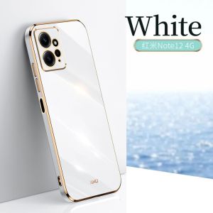 Ốp Cho Redmi Note 12 Pro Plus 5G 4G Note12 Note12Pro 12Pro Ốp Điện Thoại TPU Ốp Lưng Mạ Sang Trọng Chống Sốc Mềm Linh Hoạt TPU Cạnh Thẳng Bao Gồm Tất Cả