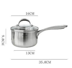 Quánh CHOCKMEN quánh inox thành cao quánh nấu đồ ăn quánh inox bếp từ nồi nhỏ quánh inox to