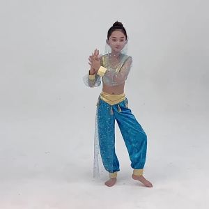 Children's Jasmine Princess Exotic Clothing Arab Girl Dress up Stage Performance Dance Performance Costumes