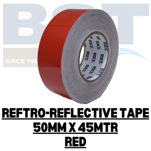 [BST]【SG stock】 Retro Safety Warning Adhesive Reflective Tape 50MM x 45MTR