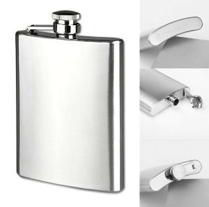 cindychen stainless steel hip flask flaon polish wine pot 8oz 250ml