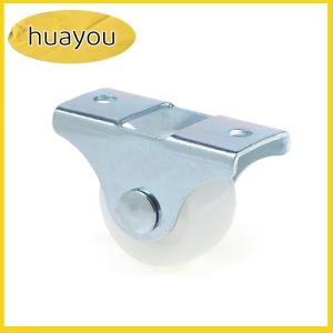 huayou 4pcs 1 inch ngăn kéo bánh xe nhựa Directional Caster hướng dẫn đồ nội thất nhỏ ròng rọc