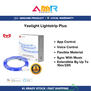 Yeelight Lightstrip Plus Cable Extendable RGB Colour LED Strip WiFi APP Control Razer Chroma Integration