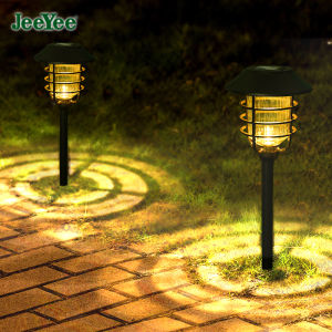 Jeeyee Lampu Wall Light Solar Outdoor Lighting Solar Lawn Light Garden Lamp Outdoor Lighting Decoration IP54 Waterproof Lampu Courtyard Pathway 太阳能草坪灯