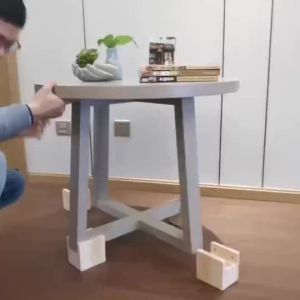 桌子增高定制床腿垫高神器实木床脚增高木块垫高凹槽茶几加高Table height increase customized bed leg cushion divine solid wood bedjgkfjgf04my20251229