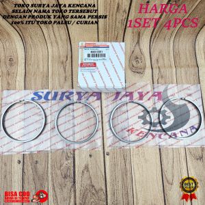 RING PISTON SEHER STD STANDAR KOMPLIT MITSUBISHI PS125 EURO 4 CANTER EURO 1SET 4PCS