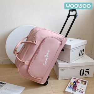 Tas travel trolley/Tas penyimpanan kapasitas besar/Tas perjalanan/tas travelling