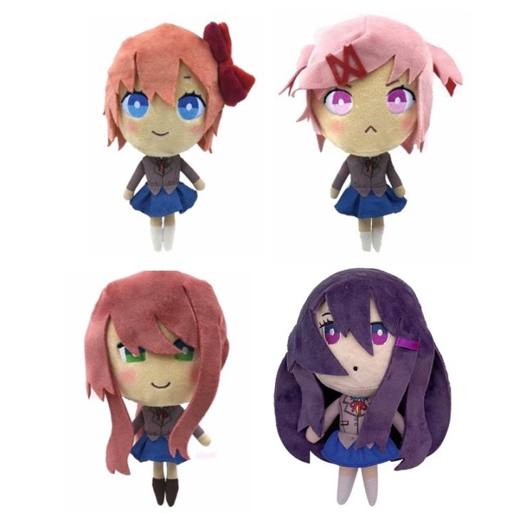 20cm Game Doki Doki Literature Club Stuff Plush Toy DDLC Monika Natsuki 