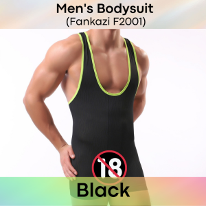 Mens Bodysuit : Wavvy Translucent (Fankazi F2001)