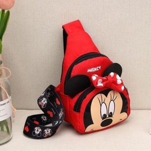BJ61289 - RED/BLACK TAS SLEMPANG ANAK TAS WANITA FASHION IMPORT MODIS ELEGAN TERMURAH TERLARIS TERBARU BAGSTORE JAKARTA TAS BATAM ZCJ1289