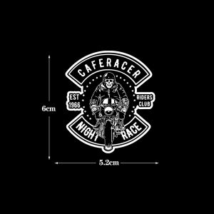 Vintage Cafe Racer Sticker Motorcycle Helmet Stickers Vinyl Motocross Decals