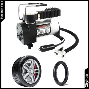 120W 12V DC Car Tire Inflator Pump with Pressure Gauge Portable Air Compressor for Cars Motorcycles and Bikes