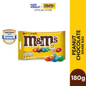 M&MS Peanut Chocolate Share Bag 180g Chocolate / Crunchy