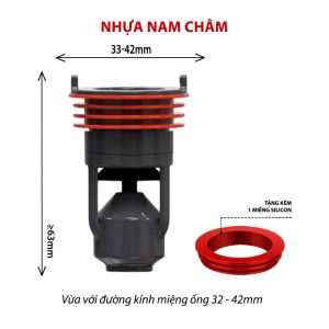 Bộ Nắp Ga Thoát Sàn Ngăn Mùi Hôi Cống Cao Cấp MIFAN - Chặn côn trùng lỗ thoát nước