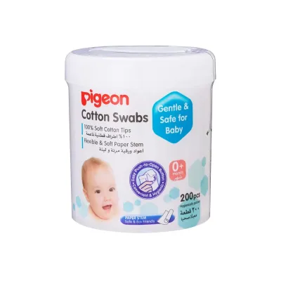 Pigeon Cotton Swabs 200pc (Case)