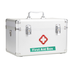 กล่องปฐมพยาบาลพกพา ขนาดใหญ่ กล่องยาสามัญประจำบ้าน พร้อมระบบการล็อค2ชั้น