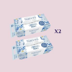 Japan ISDG Face Towel | Disposable Soft Cotton Facial Tissue | Makeup & Skincare Towel | 20cm × 20cm | 90 Sheets