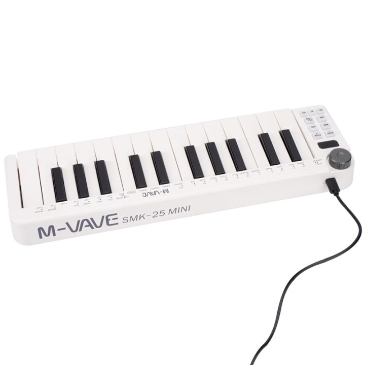 (MUQE) 25Key Midi Keyboard Mini USB Midi Controller Portable Arranger