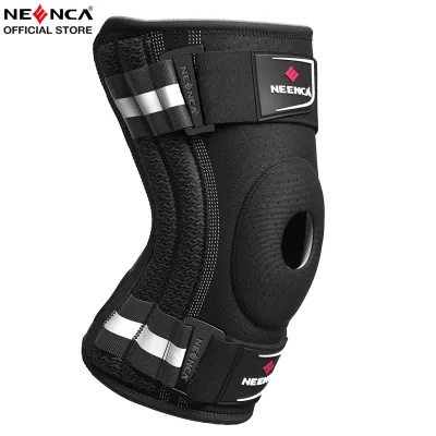 NEENCA Professional Băng Cố Định Gối For Đau Đầu Gối Medical Bảo Vệ Đầu Gối With Patella Đệm Gel & 4 Cân Bằng Hai Bên Best For Arthritis Meniscus Tear Phục Hồi Chấn Thương Đau Đầu Gối Relief ACLSports. ACE045