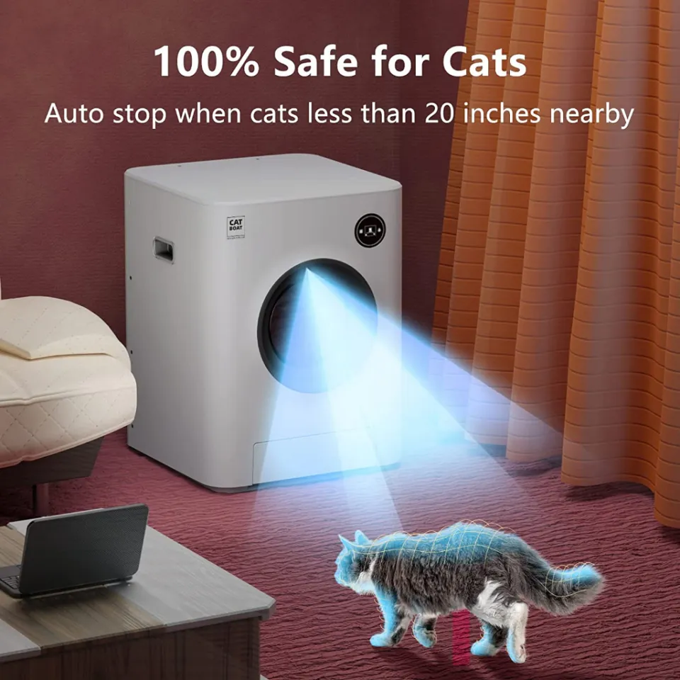 PET MARVEL Magic Cube Automatic Cat Litter Box Tandas Kucing