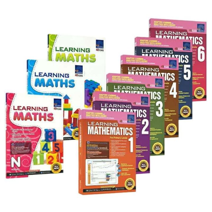 Learning Mathematics Book Grade1-6 Children Learn Math Books Singapore ...