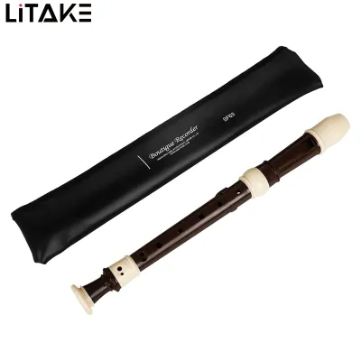 Alto Recorder C Key Recorder Instrument 8 Holes Soprano Recorder With Cleaning Rod Cloth Recorder For Beginners Kids