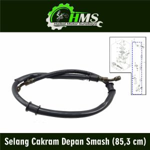 Selang Cakram Depan Smash (853 cm) - Kabel Cable Cabel Tali Kawat Seling Rem Rim Brake Brake Cakram Disk Depan Suzuki Smash R New