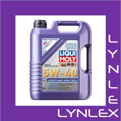 Liqui Moly LEICHTLAUF HIGH TECH 5W-40 5Litre 100% GENUINE LYNLEX