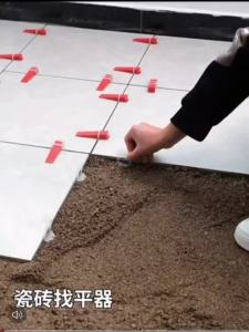 อุปกรณ์ปรับระดับกระเบื้อง ตัวปรับระดับกระเบื้อง ตัวช่วยปูกระเบื้อง หนา1/1.5/2.0/2.5/3.0มม 1ถุง/100ชิ้น ปูกระเบื้อง เกรดA