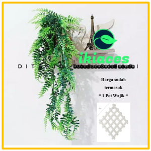 Daun Rambat Daun Juntai Pakis Daun Artifisial Bunga Plastik Tanaman Artificial Daun Plastik Tanaman Hias Bunga Dekorasi Rumah Murah