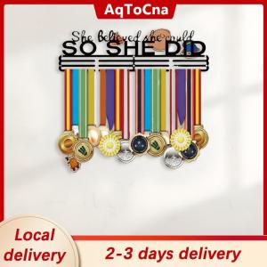 [COD] AqToCna Ship within 24 hours Football Match Running Medal Sports Display Holder RUN MALE  FEMALE RUNNER Marathon Race Hanger Rack Organizer