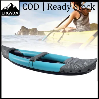 LIXADA Inflatable Kayak Folding Kayak Strong Load Bearing PVC Thickened Anti Aging for Rafting for Fishing