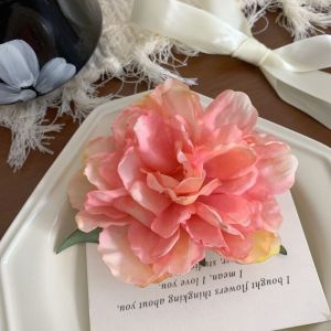 JILAMALL Korean Style Simulation Flower Hair Clip Cloth Bohemian Style Rose Hairpin Cute Seaside Vacation Headwear Girl Hair Clip Girl
