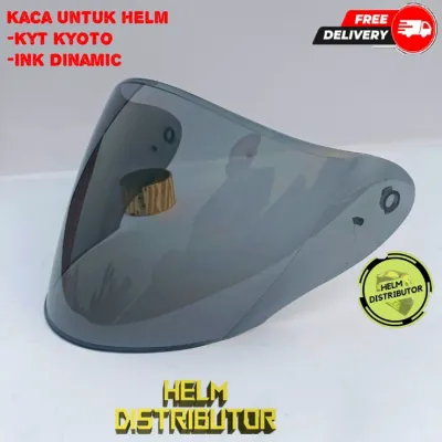 Kaca Helm Flat Venom KYT kyoto PNP INK Dynamic