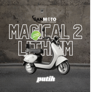 SEPEDA LISTRIK OFERO MAGICAL 2 LITHIUM GARANSI RESMI