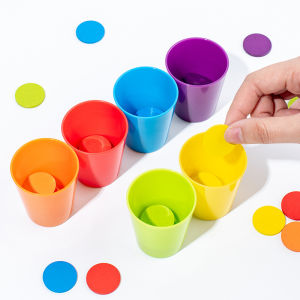 Trẻ em Nhận thức Màu sắc Phân loại Đồ chơi Trẻ em Tương tác Bàn chơi Xếp chồng Cốc Đồ chơi