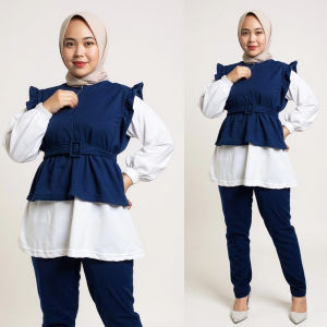 MALIKA ONE SET BAJU DAN CELANA SETELAN WANITA GL FASHION