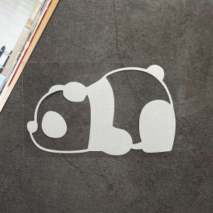 14 Color/Cute Panda Reflective Stickers Helmet Motorcycle Decal Car Window Body Decoration Stickers Waterproof Decal