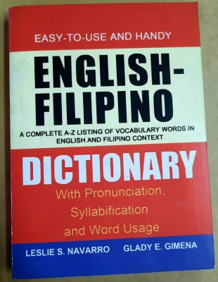 BIG ENGLISH-TAGALOG DICTIONARY (480 PAGES)