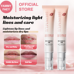 【FAMMY FAEY】Moisturizing and Lightening Line Care Lip Balm Lip Gloss Lipstick and Lip Oil Three-in-One Moisturizing and Non-Fading Lipstick for Women唇膏