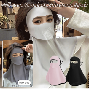 Ultra-thin Sunscreen Face Neck Mask Ice Silk Sun Protection Mask Upf50+ Anti-uv  Dustproof Sunshade Face Mask